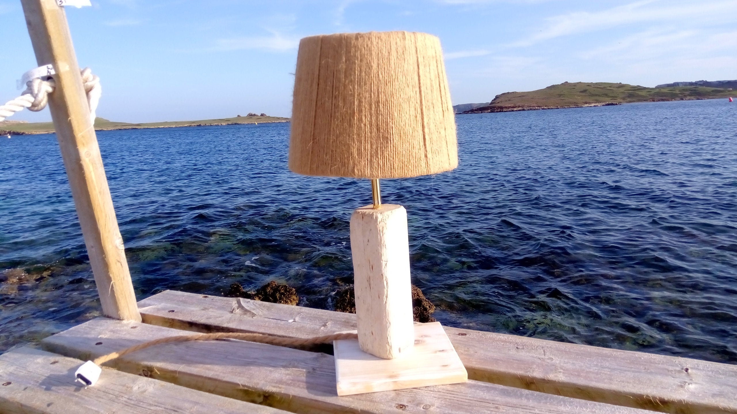 Lampe Bois Flotte