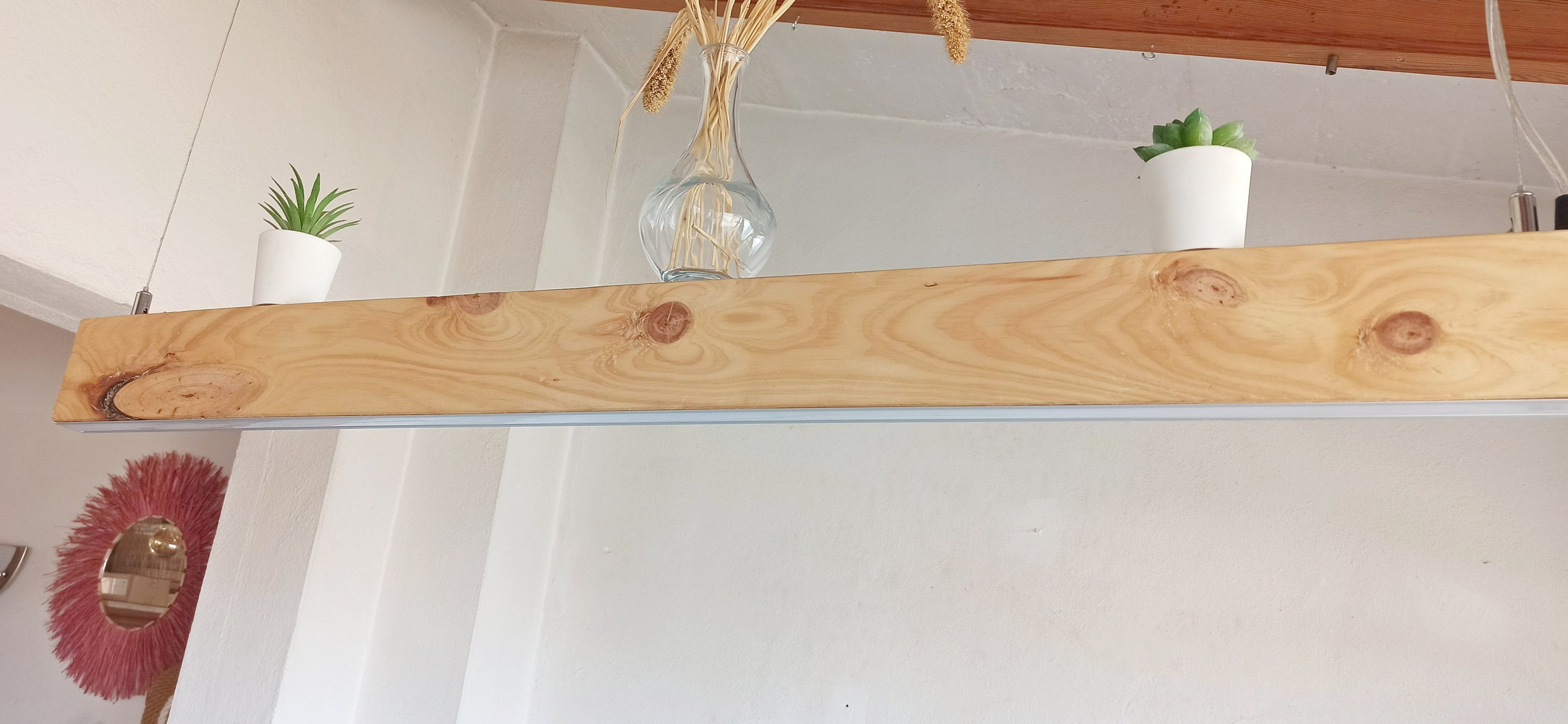 Recycled Natural Wood Chandelier Light Fixture Nordic - Etsy