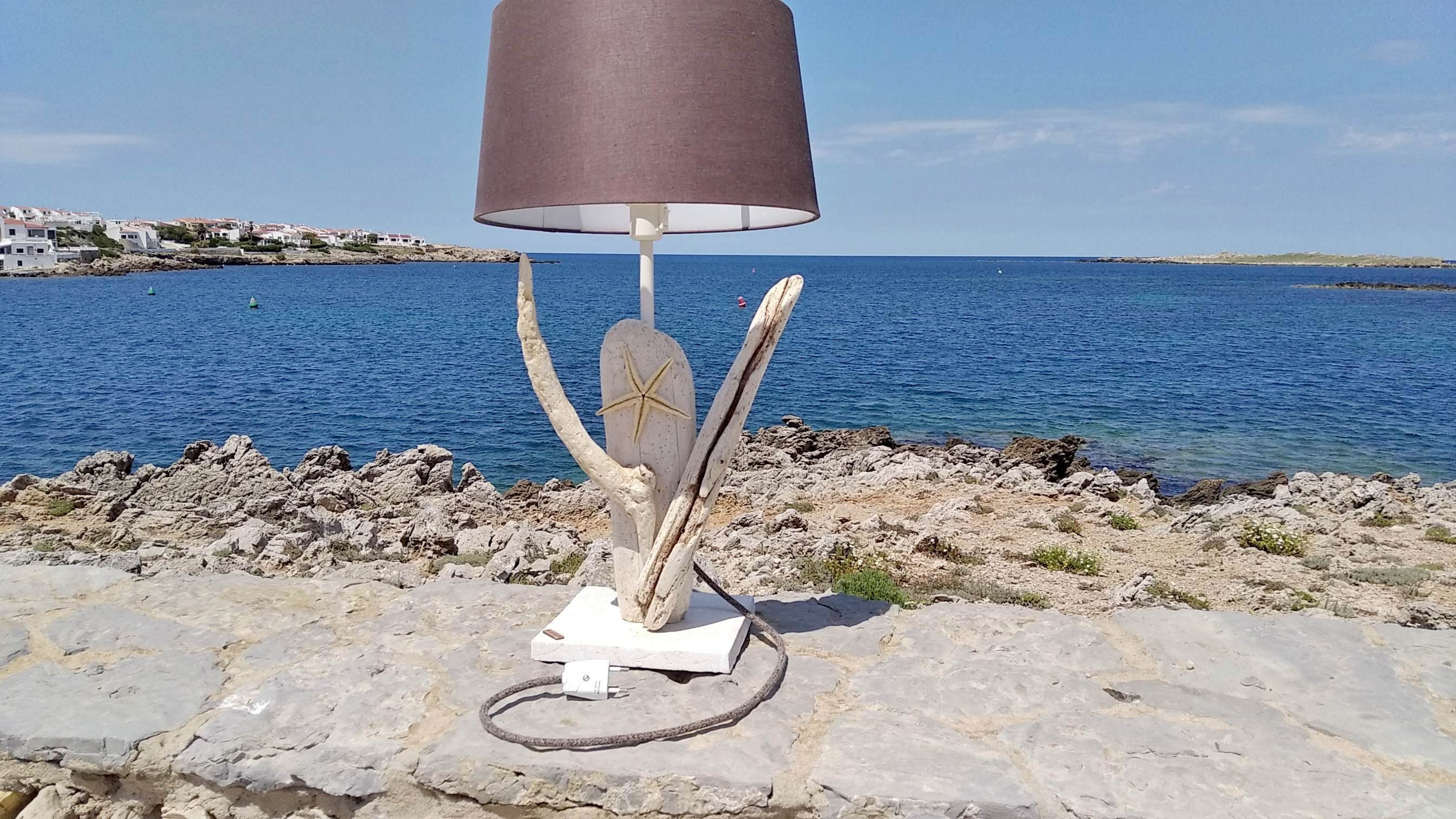 Lampe Bois Flotté