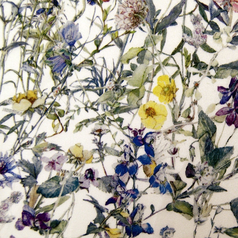 Fleur Indigine Mais Satin Fabric By the Yard Pre Order main image 0