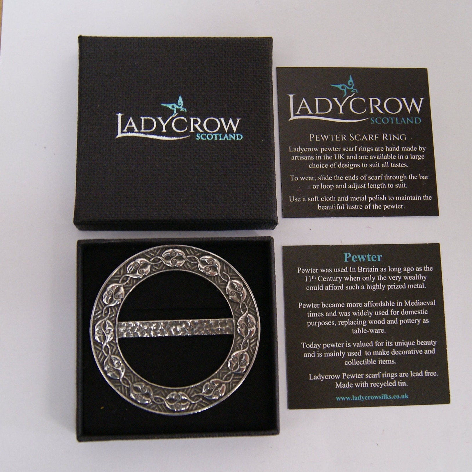 Ladycrow Extra Large Scarf Ring - The Finishing Touch, Abingdon, Oxfordshire