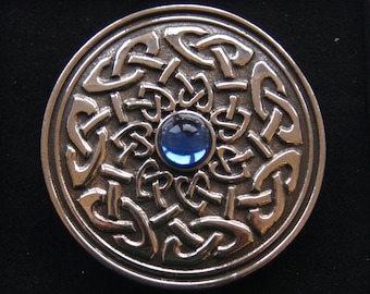 Pewter scarf ring  - Celtic Interlace