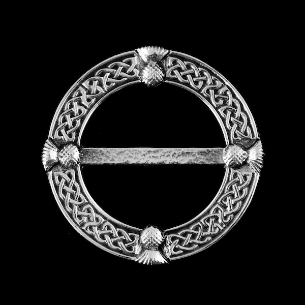Pewter Schal Ring (S)(M) - Distel Design