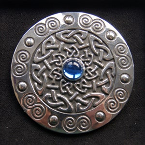 Pewter Brooch - Celtic Spiral