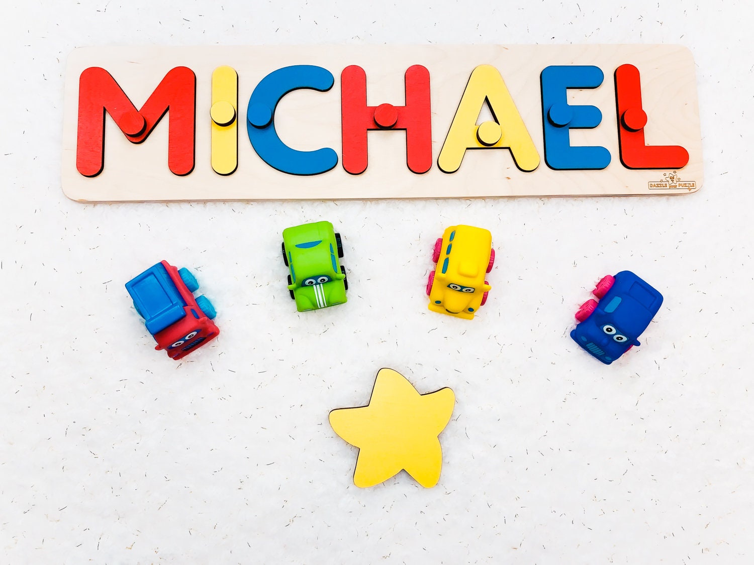 Personalized Baby Name Puzzle Nursery Room Decor Wooden Kid Etsy Canada