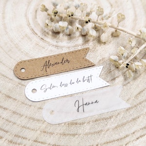 Place cards, table cards, nice that you are there pendant, personalized gift tags, wedding name cards, wedding name tag
