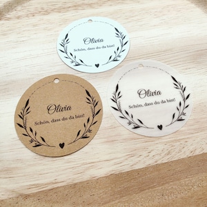 Es bueno que estés aquí colgante, redondo, etiqueta de nombre de boda, tarjetas de lugar, etiquetas de regalo personalizadas, tarjetas de nombre de boda, tarjeta de lugar