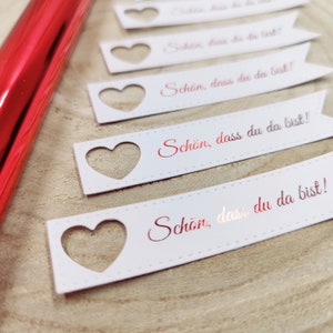 È bello che tu sia qui ciondolo, rosso, etichetta regalo, etichetta nome matrimonio, segnaposto, segnaposto, segnaposto