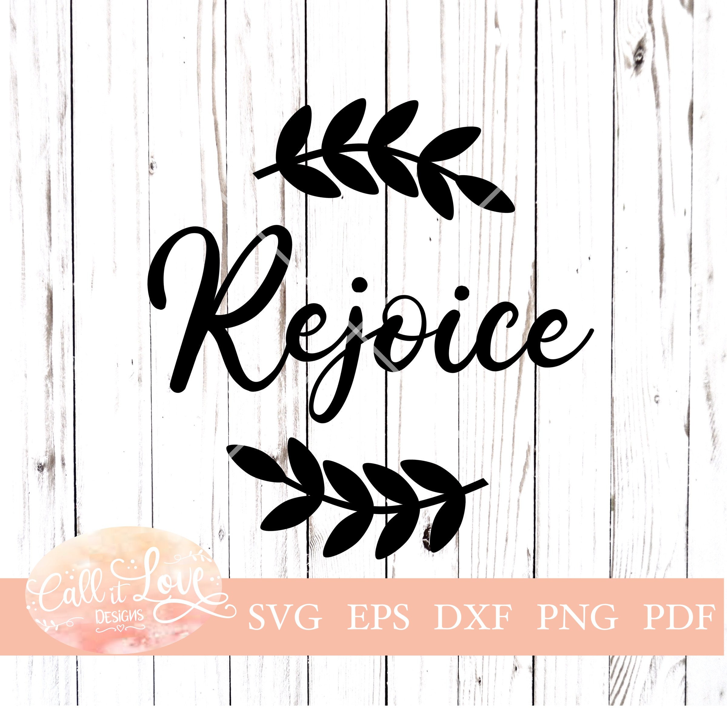 Download Rejoice Svg Christmas Ornament Svg Christmas Pillow Svg Etsy