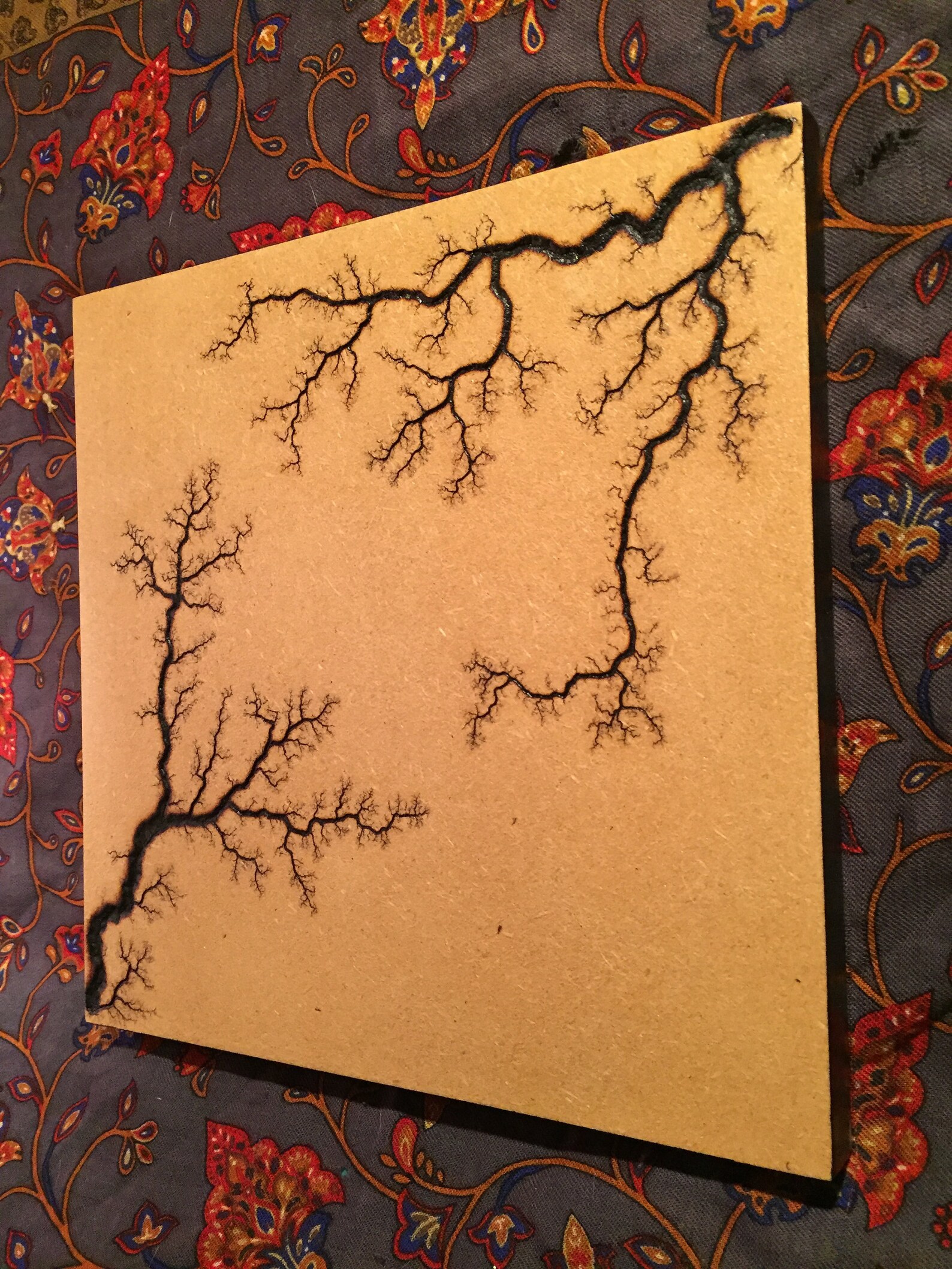 Lichtenberg Fractal Burn Artwork #46 - Etsy