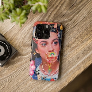Sienna Shaw Clown Café Tough Phone Case – Durable Circus Theme Cover – Funny Horror Clown Design – Unique Gift for Clown Lovers.