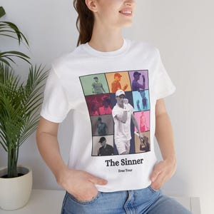 Jannik Sinner Unisex Tee, Tennis Player Shirt, Sports Fan Top, Athlete Gift, Tennis Lover Apparel