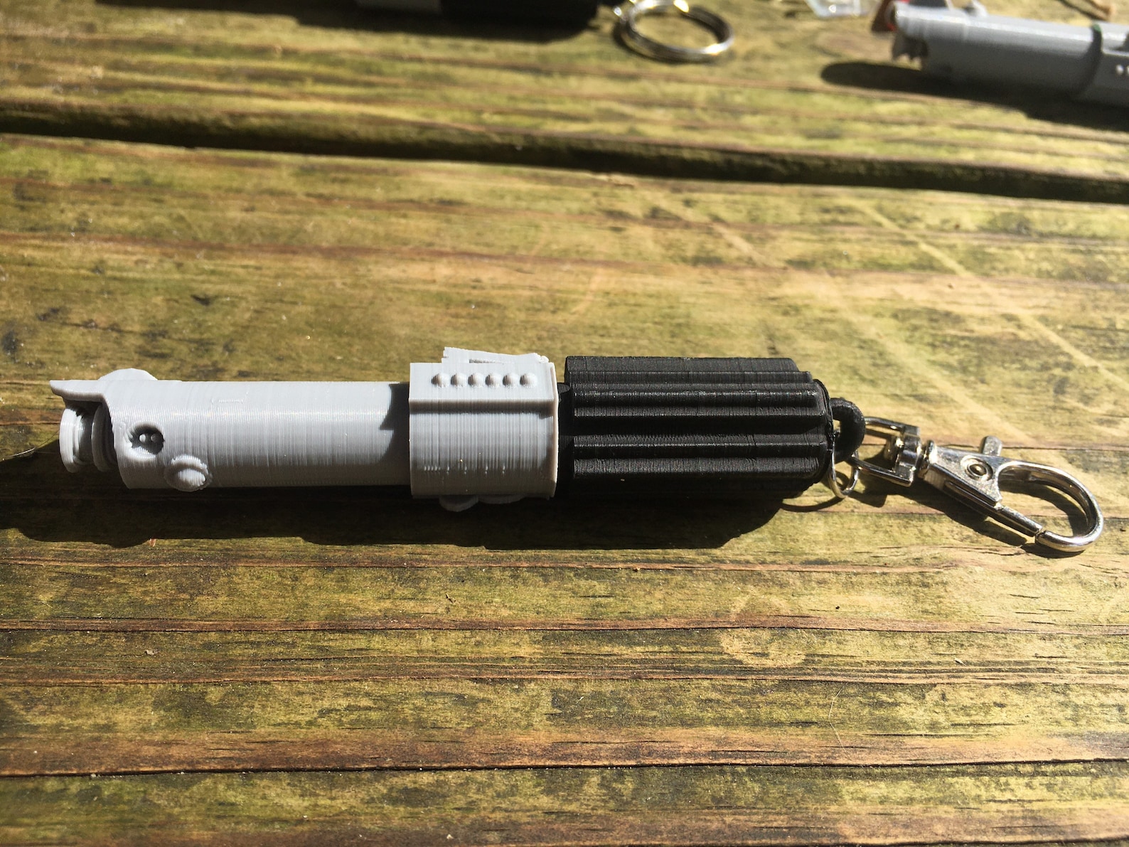 Lightsaber Keychain with FReE Kyber Crystal Star Wars jedi Etsy