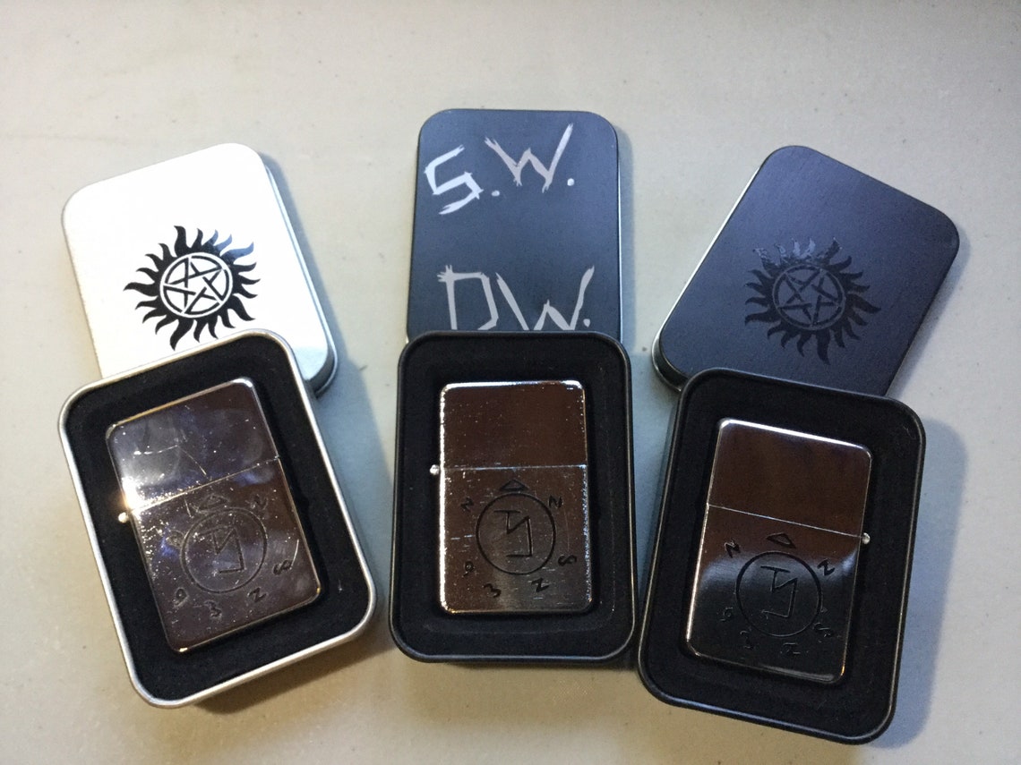 FrEE US SHiPpING SPN Supernatural Lighter OnLY Dean Sam Etsy