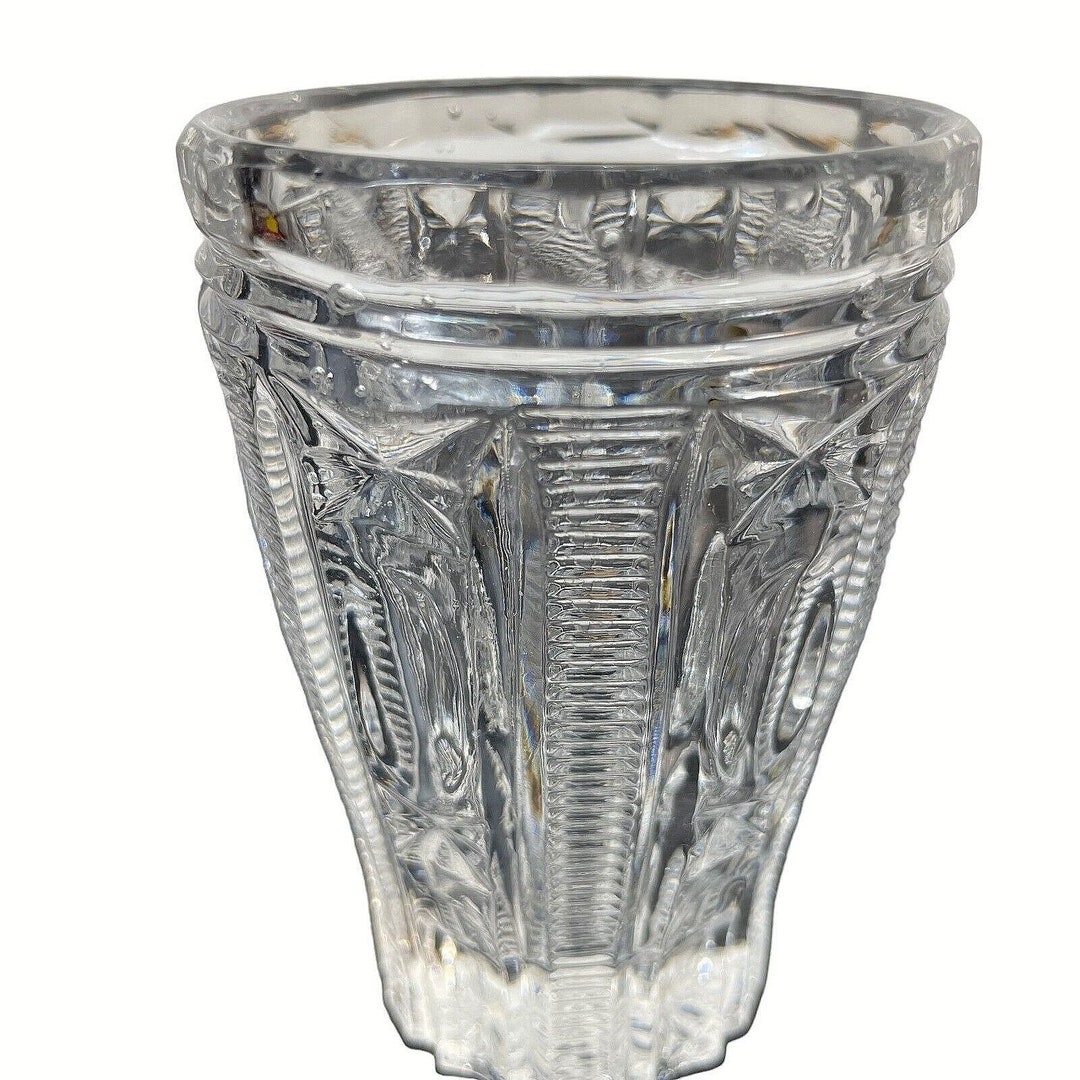Vintage Cut Crystal Glasses 4oz. Set of 4 Drink Ware Juice Vodka Soviet ...