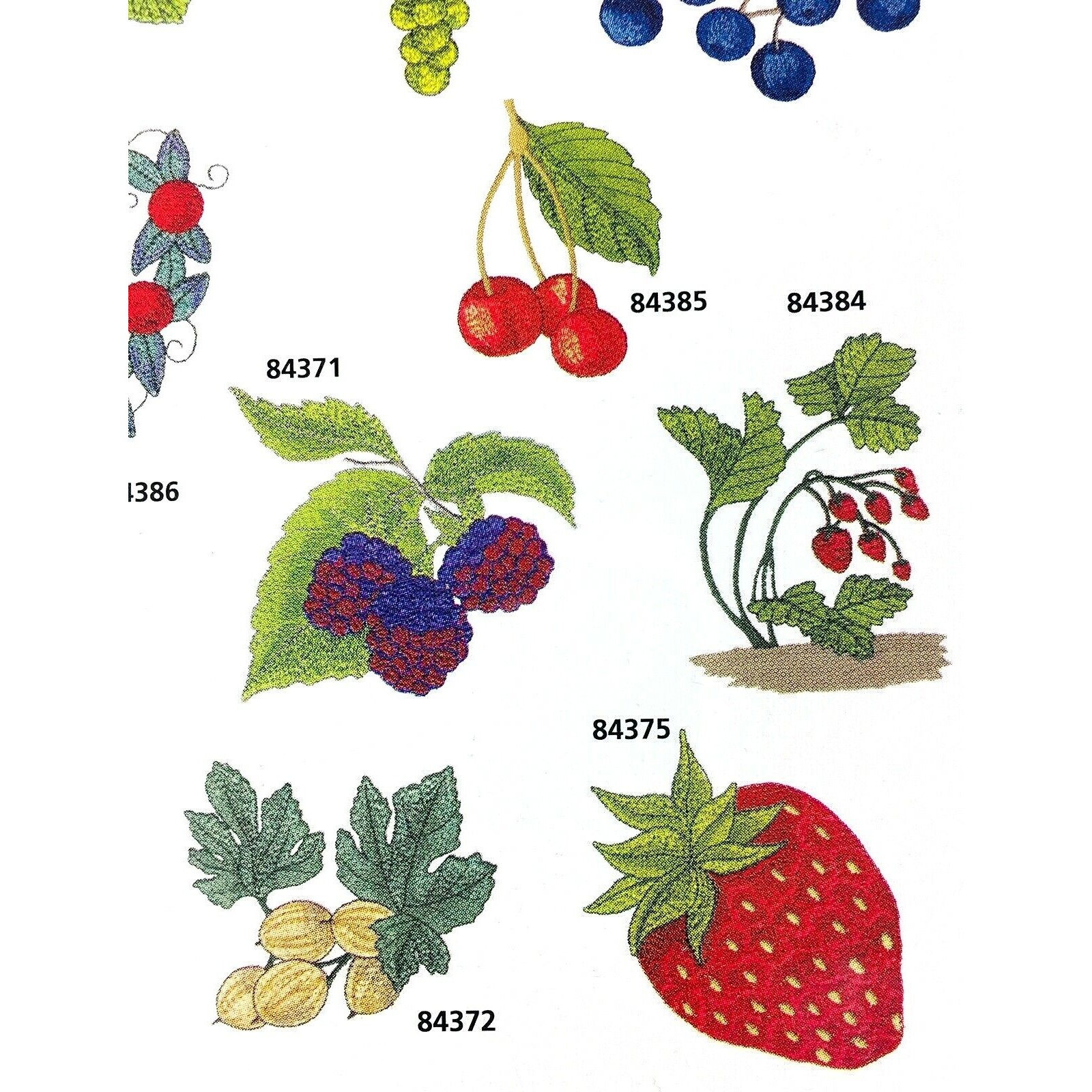 Amazing Designs Embroidery Software Fruit Collection 20 Designs Etsy