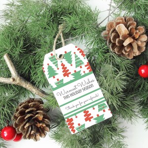 Agent immobilier Noël par étiquette, achat immobilier hiver par étiquette, étiquette cadeau sapin de Noël, étiquette cadeau Noël, étiquette cadeau client, imprimable Pop par étiquettes
