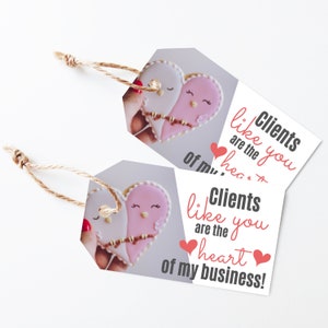 Valentine&#39;s Day Pop By Tags for Realtors, Real Estate Popby, Pop-by tags, Valentines Gift Tag, Client Gift Tags, Spring Pop By Real Estate
