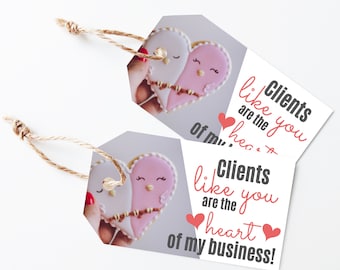 Valentine&#39;s Day Pop By Tags for Realtors, Real Estate Popby, Pop-by tags, Valentines Gift Tag, Client Gift Tags, Spring Pop By Real Estate