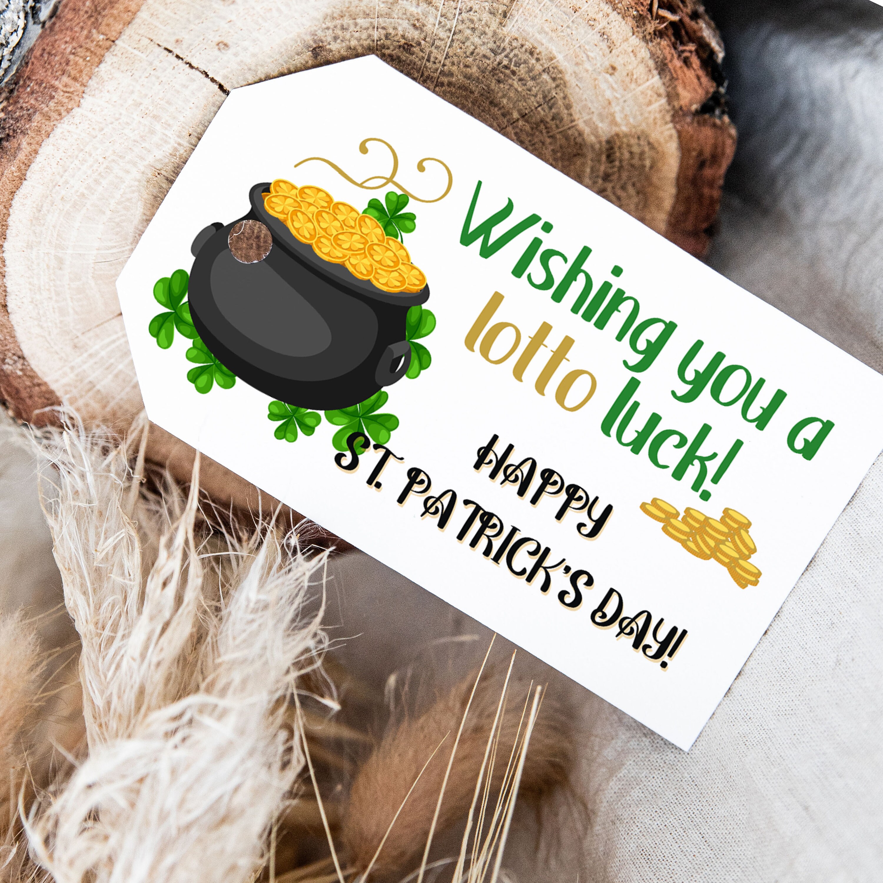 St Patricks Day PopBy Tag for Realtors Spring Pop By March Etsy España