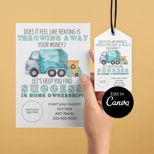 Anpassbare Pop by Tag | Personalisierbar Pop By | EDITIERBARE CANVA | Hauskäufer Pop-By Tag | Frühling Sommer Herbst Winter Tag
