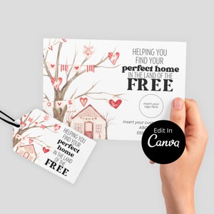 Downloadable Real Estate 4th of July Pop By Tag | Customizable Pop By | EDITABLE CANVA |  Summer Pop By Tag BBQ July Sparklers Fireworks Tag