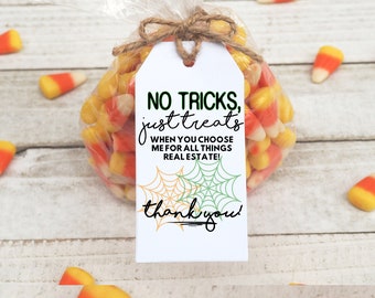Candy Corn Pop By Tag, Halloween Gift Tag, Halloween Pop By, Premade Tags, Realtor Pop By Ideas, October Pop-by Tag, Thanksgiving Pop By