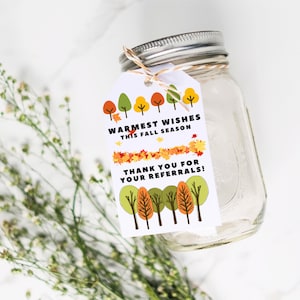 Fall Pop By Tag, Warm Wishes, Autumn Pop By, Printable Pop By Tags, Realtor Pop By Ideas, Thanksgiving Popby, Warm Wishes, Fall Candle