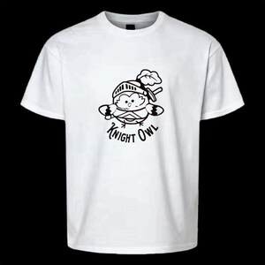 Knight Owl T-shirt | Unisex | Animal T Shirt | Graphic Tee