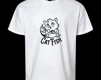 Catfish T-shirt | Unisex | Animal T Shirt | Graphic Tee