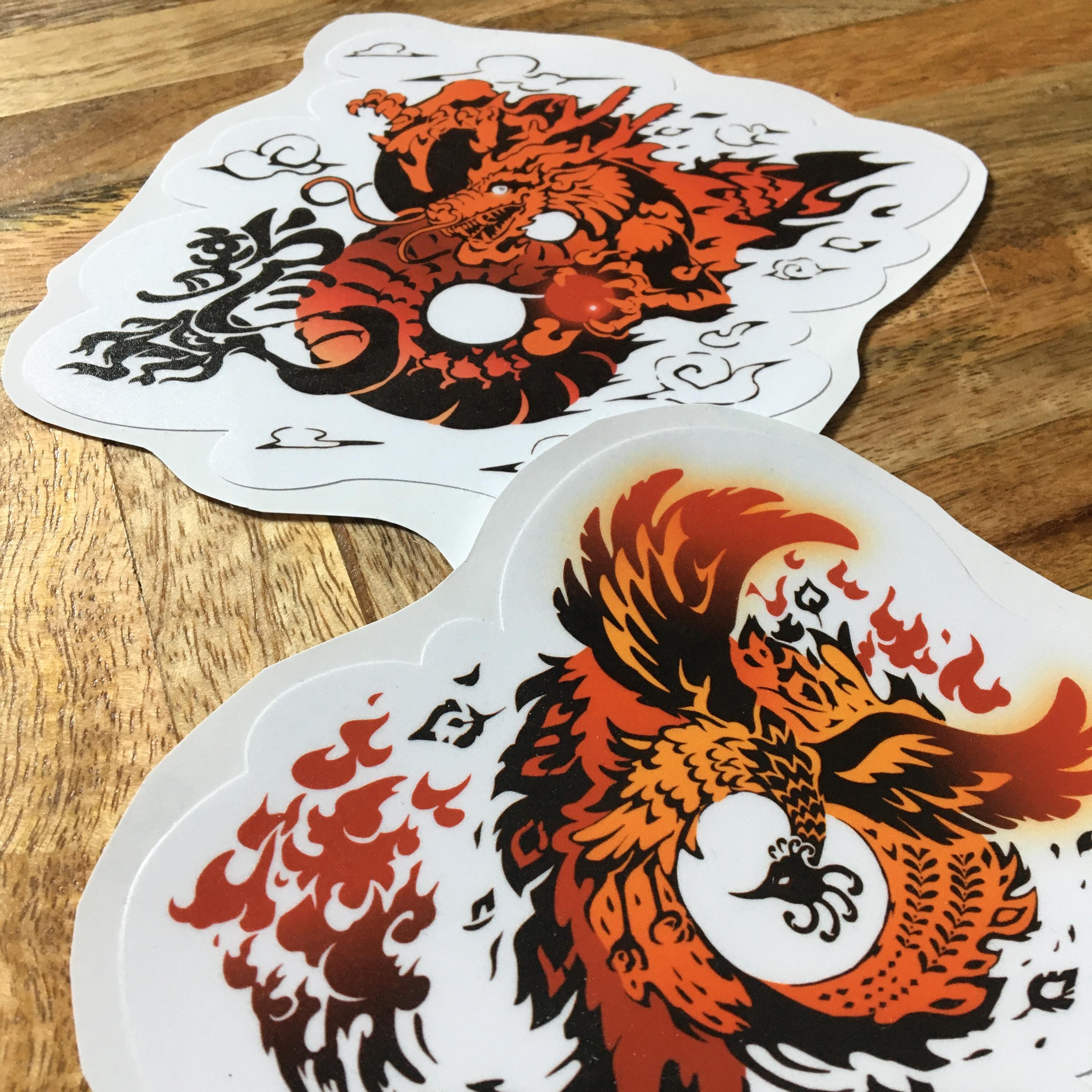 Phoenix Sticker (UV Proof) - Etsy