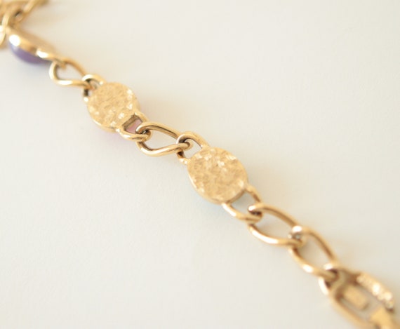 Vintage Givenchy bracelet, Gold tone, Lucite cabo… - image 3