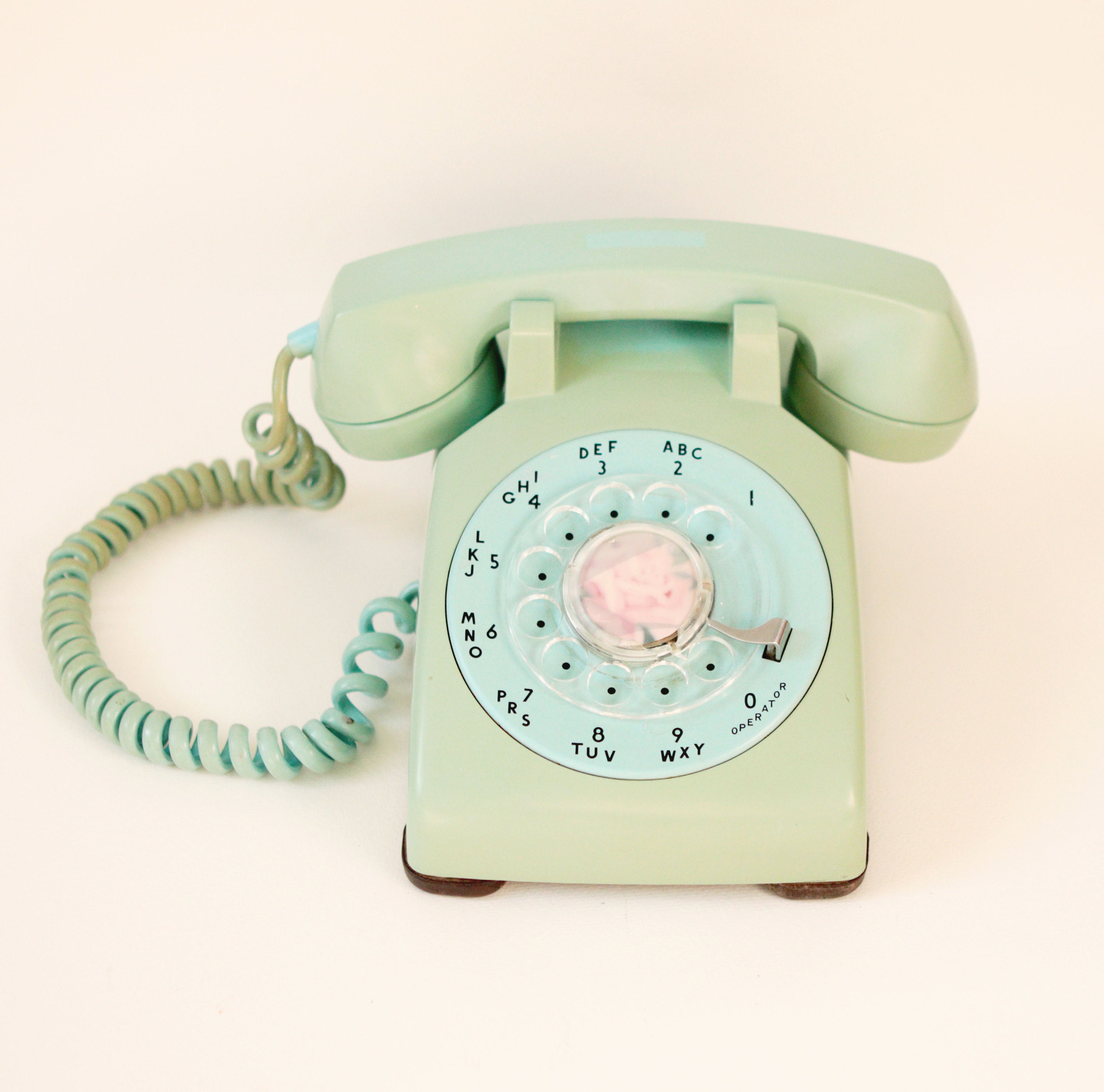 Vintage Salmon Stromberg Carlson Rotary Telephone Vintage Telephone