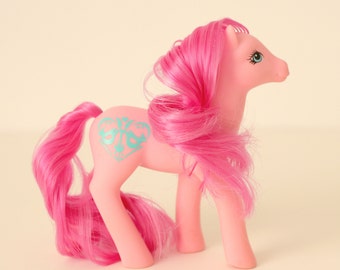 Vintage My Little Pony, Sweetheart sisters, ROSIE LOVE, My Little Pony G1, Vintage Hasbro, 1980s Toy