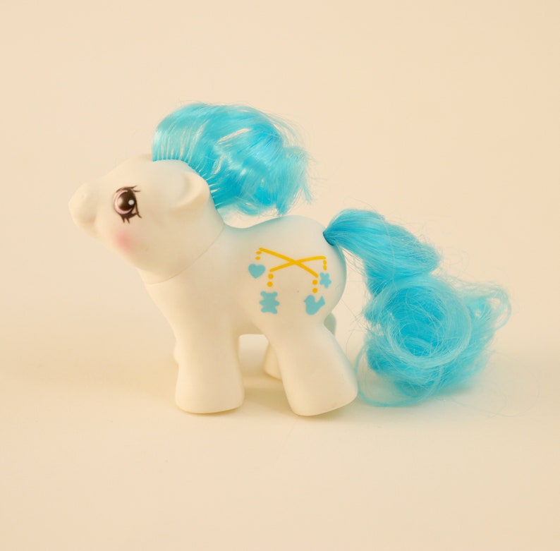 Vintage My Little Pony, Newborn baby Dangles, My Little Pony G1, Vintage Hasbro, 1980s Toy image 1