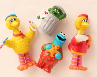 Figuras de PVC vintage de Barrio Sésamo de los años 80: ¡tú eliges!