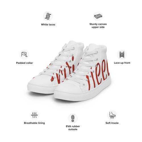 Need Of Service Men’s high top shops canvas shoes