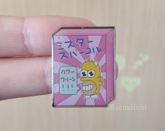 Mr Sparkle Homer Pin, Homer Simpson Enamel Pin, Homer Detergent, The Simpsons