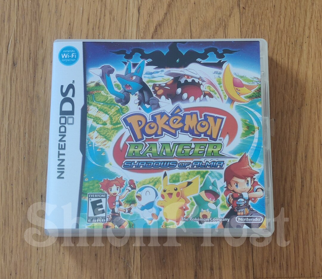 English USA Pokemon Ranger Shadows of Almia Replacement Case Custom ...
