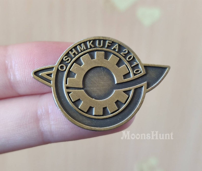 Steins Gate Pin, OSHMKUFA 2010 Pin, OSHMKUFAHSA Pin, Steins Gate Lab mem Pin, Future Gadget Laboratory Member Pin image 2