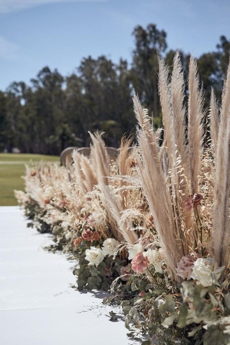 large cream vase for pampas grass