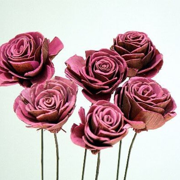 Pink Sola WaterLily Bundle | Small Sola Waterlily | DIY Floral Arrangements | Vase fillers | Mini Pink Flowers |Sola Wood Flowers