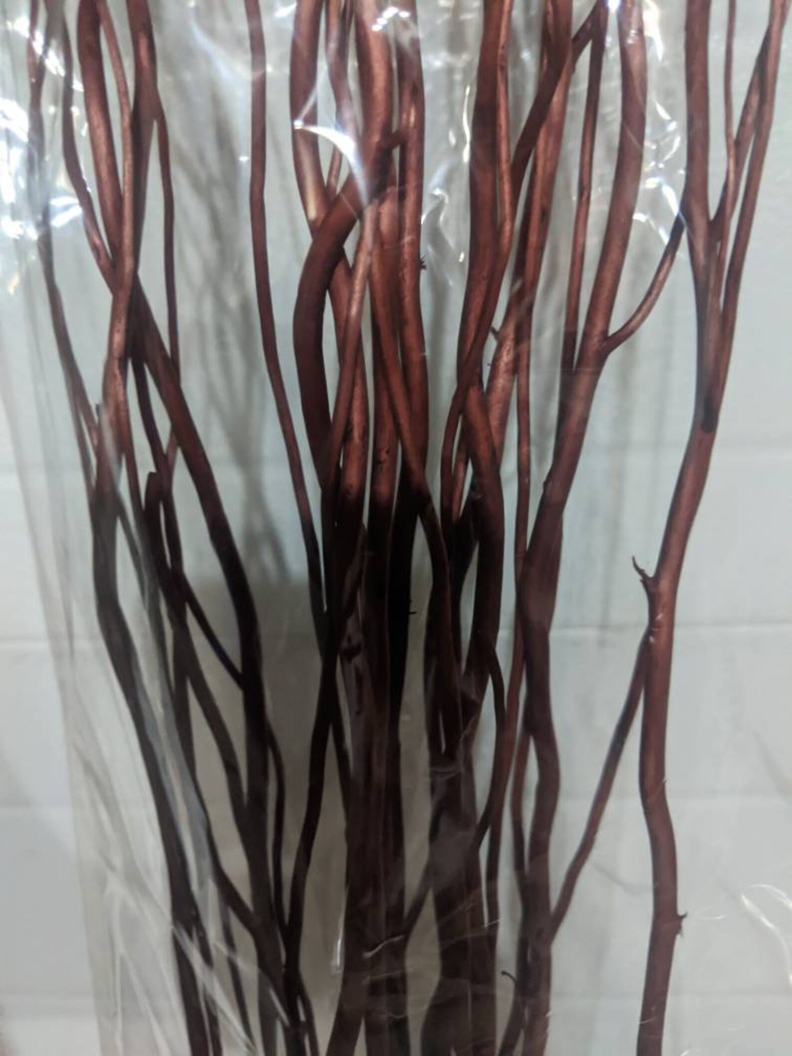 WHITE Curly Willow Branches decorative branch bundle vase Etsy