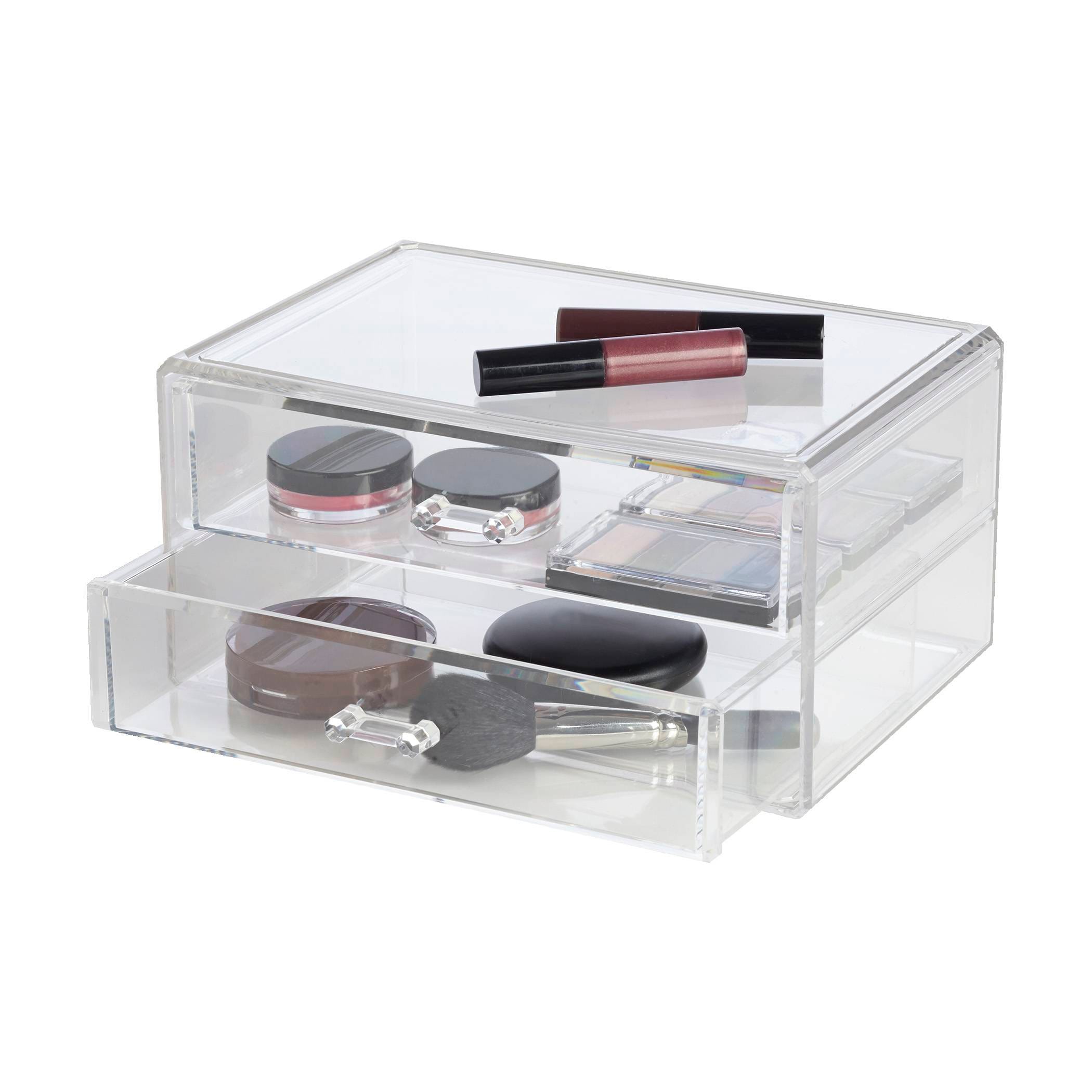 Acrylic Vanity Organizers, Makeup Storage and Organization, Countertop  Organizers for Makeup Artists and Nail Techs, Sectioned Organizers 