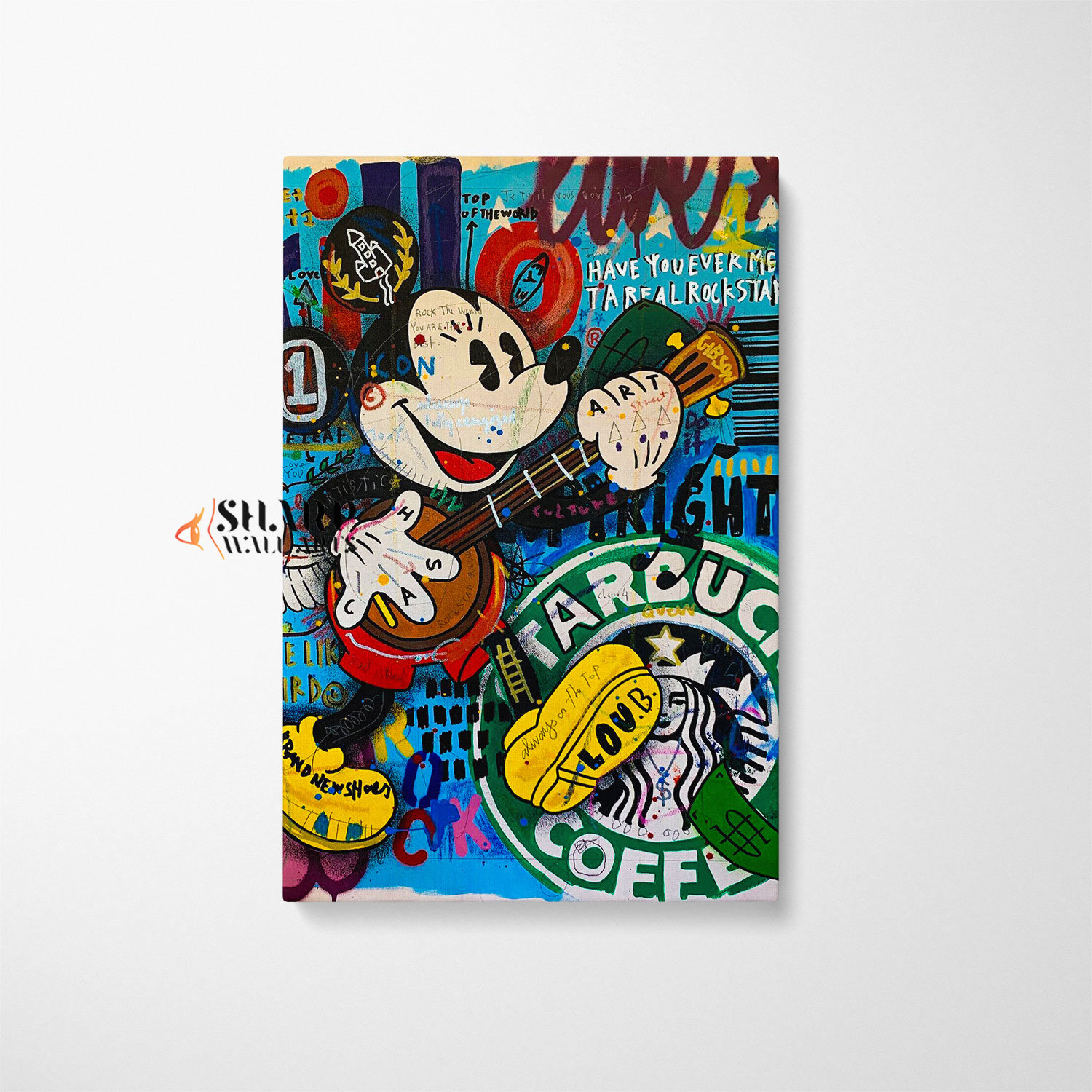 Mickey Mouse modern Pop Art - Explore our streetwear art collection!