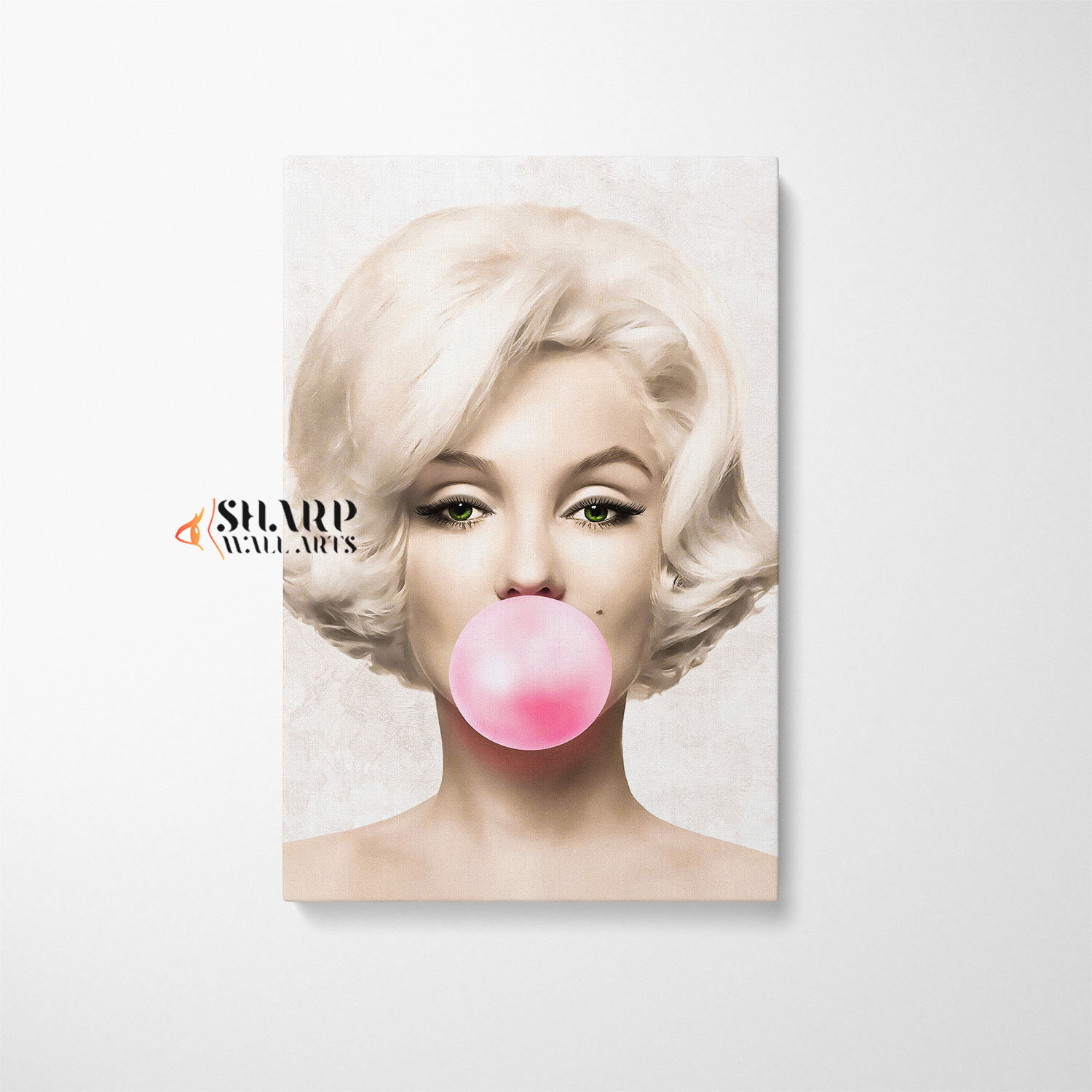Marilyn MONROE BUBBLE GUM Canvas Wall Art Print, Pink Wall Art, Vintage  Wall Art, Hollywood Icon Wall Art, Marilyn Monroe Pop Art Framed Art - Etsy  New Zealand, image size:1500x1500