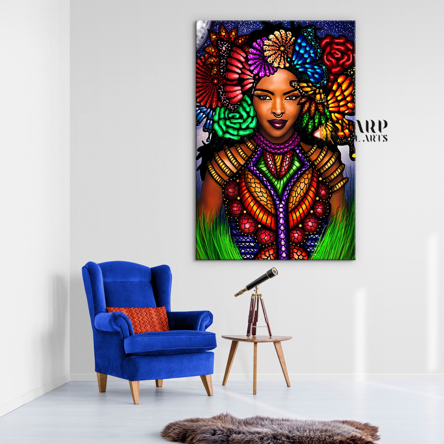 唯一無二 民族美術（Tribal Art） トライバルキングチェア BFF