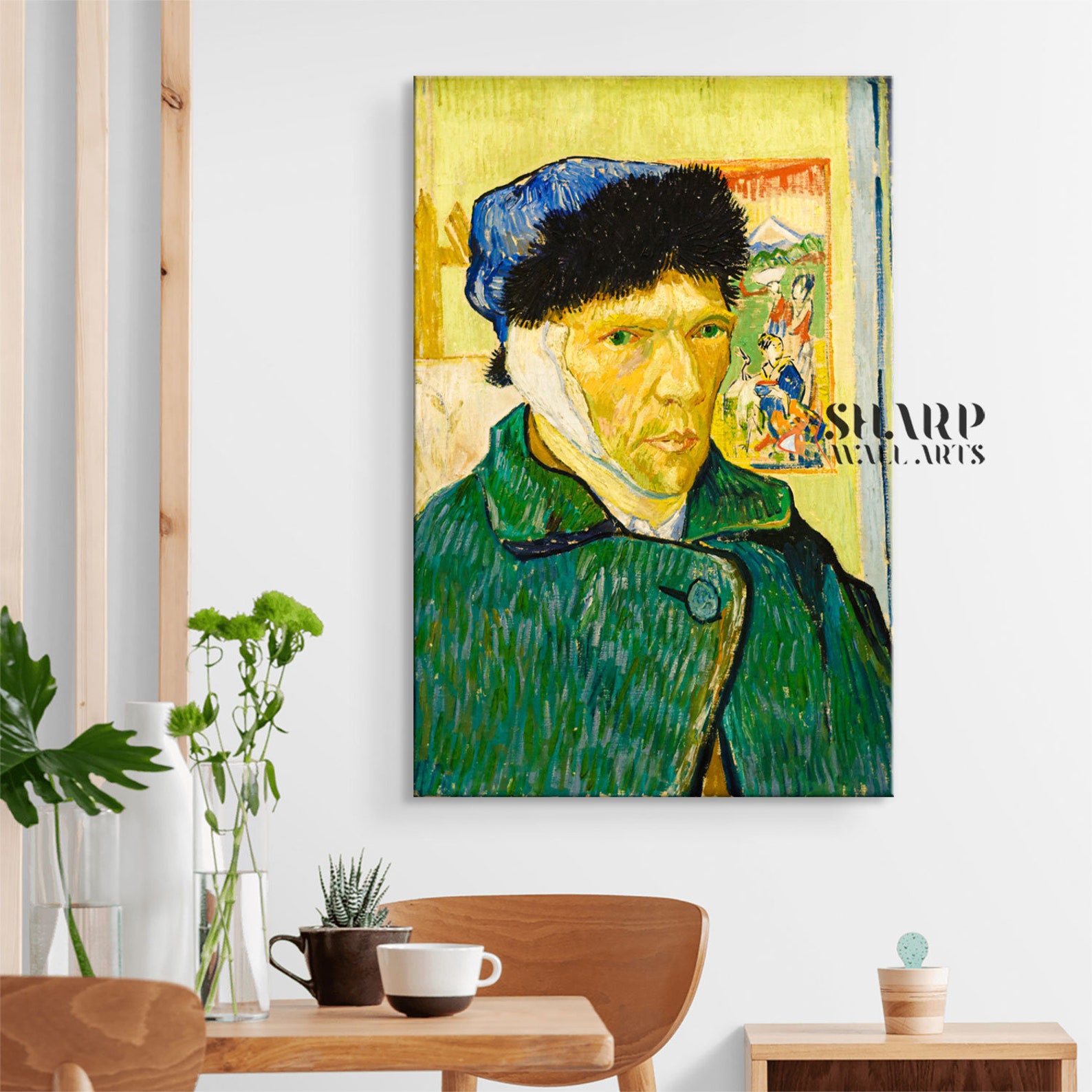 Vincent Van Gogh Self-portrait With Bandaged Ear Wall Art - Etsy