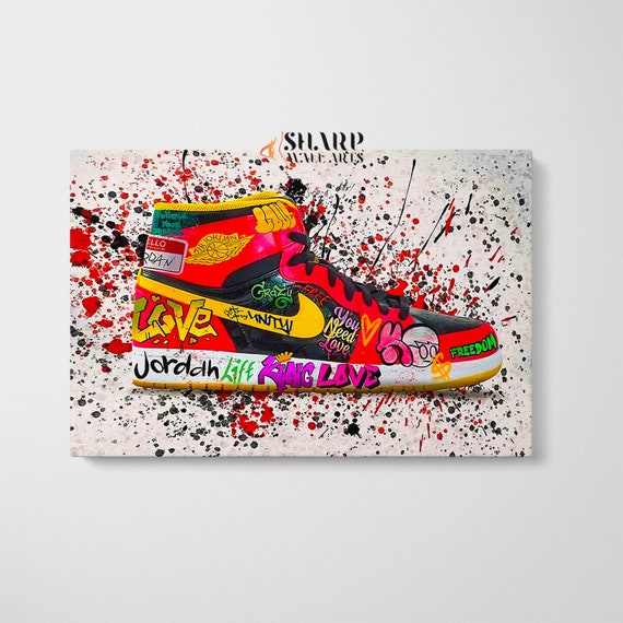 Fashion Sneakers Art Print | Athletic Shoes Line Art | Line Drawing Tennis  Shoes | Flower Line Art | Minimal Legs Wal | Int | R - Painting &  Calligraphy - AliExpress