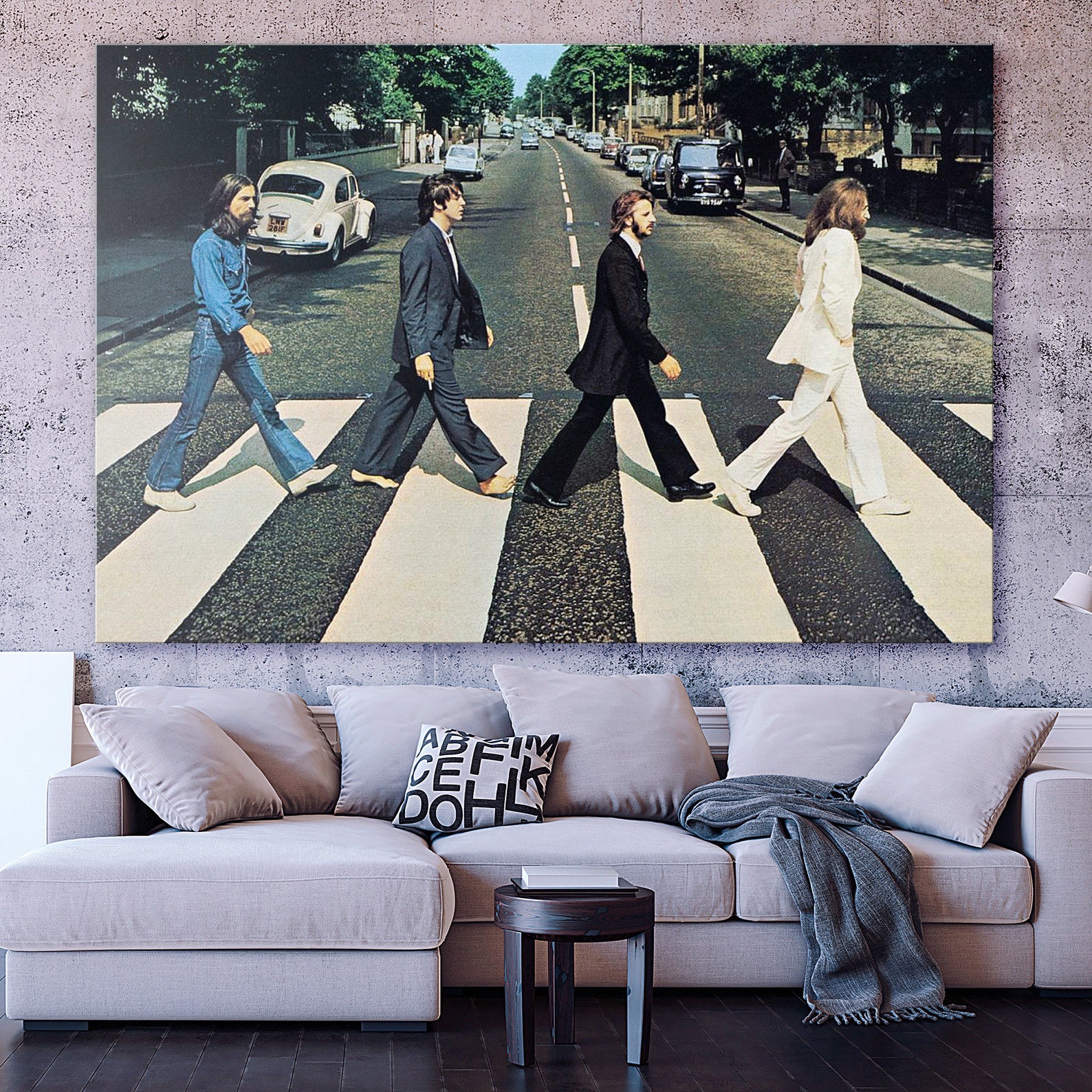 the-beatles-abbey-road-wall-art-canvas-print-beatles-pop-art-etsy